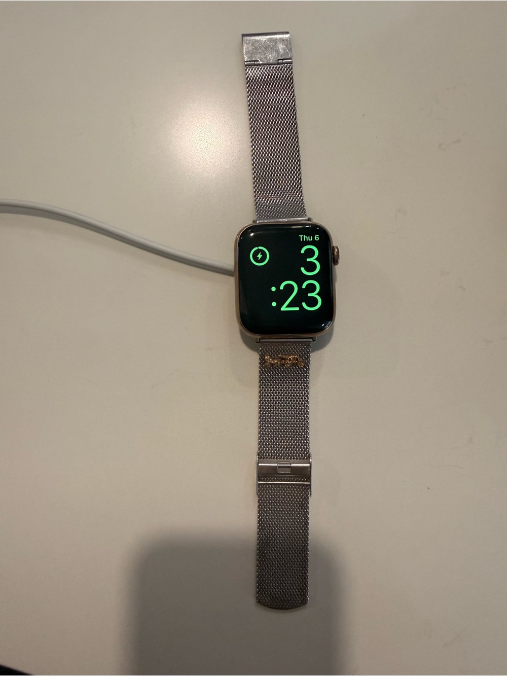 Apple series 5 44 mm stainless steel with coach metal Band - Stainless steel